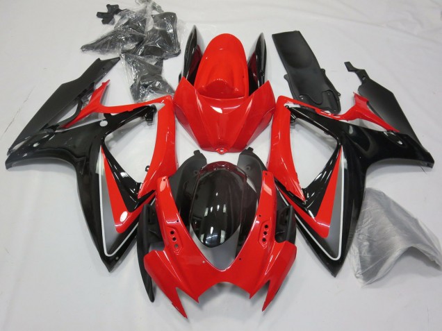 2006-2007 OEM Style Red Suzuki GSXR 600-750 Fairings