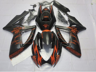 Best Aftermarket 2006-2007 Orange Matte Suzuki GSXR 600-750 Fairings