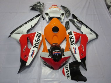 2006-2007 Orange Repsol Honda CBR1000RR Fairings