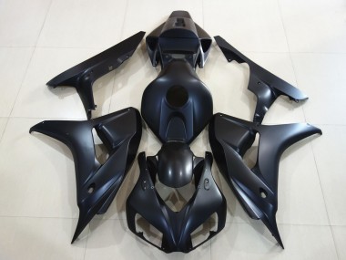 Best Aftermarket 2006-2007 Plain Matte Black Honda CBR1000RR Fairings