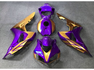 2006-2007 Purple & Gold Honda CBR1000RR Fairings