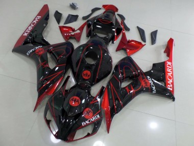 2006-2007 Red Bacardi Honda CBR1000RR Fairings