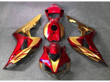 2006-2007 Red & Gold Honda CBR1000RR Fairings