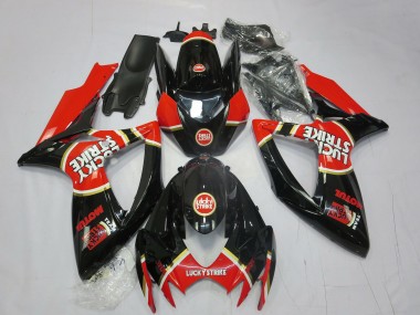 Best Aftermarket 2006-2007 Red Strike Suzuki GSXR 600-750 Fairings