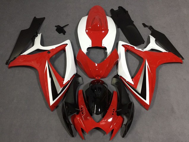 Best Aftermarket 2006-2007 Red Style Suzuki GSXR 600-750 Fairings