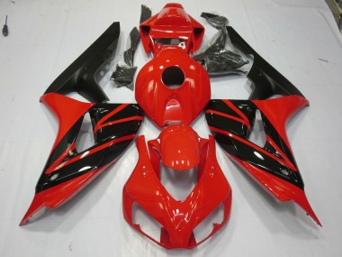 2006-2007 Red and Black Honda CBR1000RR Fairings