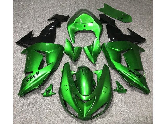 2006-2007 Reptile Green Kawasaki ZX10R Fairings