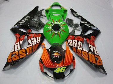 2006-2007 Rossi Lime Honda CBR1000RR Fairings