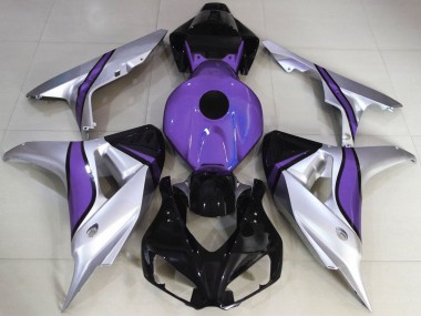 2006-2007 Silver and Purple Custom Honda CBR1000RR Fairings