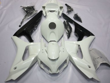 2006-2007 White and Black Honda CBR1000RR Fairings