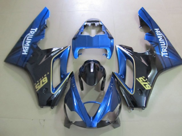 2006-2008 Blue and Black Triumph Daytona 675 Fairings