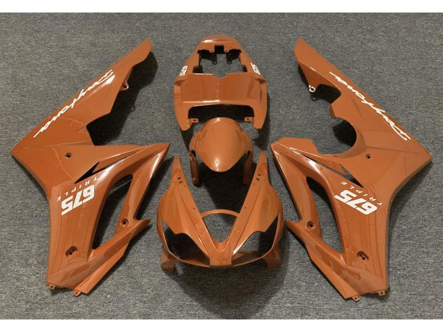 2006-2008 Gloss Orange Triumph Daytona 675 Fairings