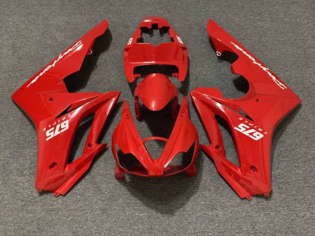 2006-2008 Red Gloss Triumph Daytona 675 Fairings