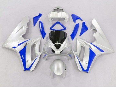 2006-2008 Silver and Blue Triumph Daytona 675 Fairings