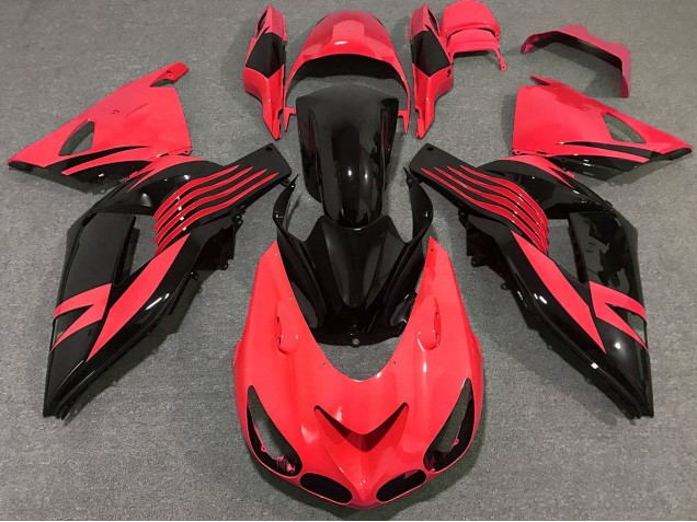 Best Aftermarket 2006-2011 Bright Red Kawasaki ZX14R Fairings