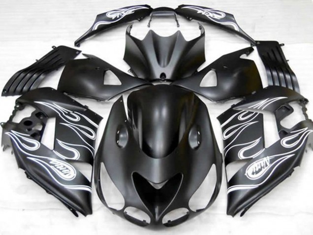 2006-2011 Matte Flame Kawasaki ZX14R Fairings