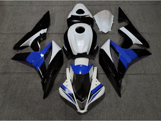 Best Aftermarket 2007-2008 Black White and Blue Honda CBR600RR Fairings