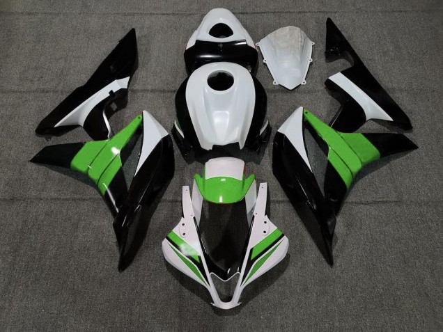 Best Aftermarket 2007-2008 Black White and Green Honda CBR600RR Fairings