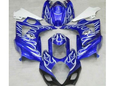 Best Aftermarket 2007-2008 Blue Flame Suzuki GSXR 1000 Fairings