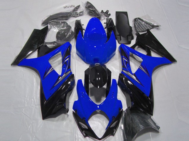 Best Aftermarket 2007-2008 Blue and Black Suzuki GSXR 1000 Fairings