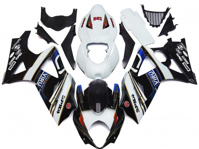 Best Aftermarket 2007-2008 Custom VIRU Style Suzuki GSXR 1000 Fairings