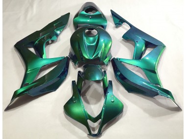 2007-2008 Emerald Green Plain Honda CBR600RR Fairings