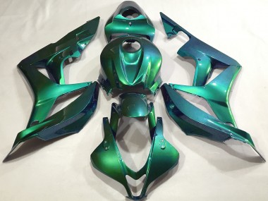 2007-2008 Emerald Green Plain Honda CBR600RR Fairings