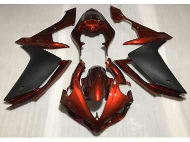 Best Aftermarket 2007-2008 Gloss Dark Orange & Black Yamaha R1 Fairings