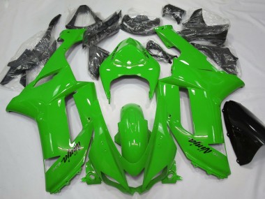 Best Aftermarket 2007-2008 Gloss Green Kawasaki ZX6R Fairings