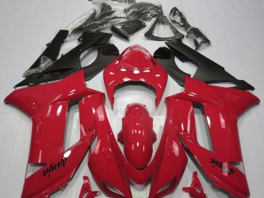 Best Aftermarket 2007-2008 Gloss Red Kawasaki ZX6R Fairings