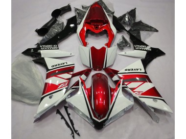 Best Aftermarket 2007-2008 Gloss White and Red Yamaha R1 Fairings