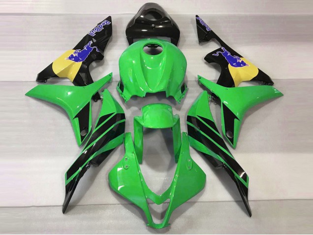 2007-2008 Green & Blue Bull Honda CBR600RR Fairings