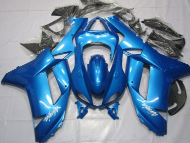 Best Aftermarket 2007-2008 Light Blue Kawasaki ZX6R Fairings