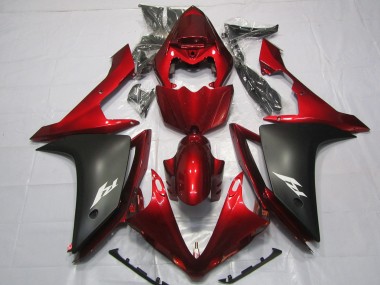 Best Aftermarket 2007-2008 Maroon and Matte Yamaha R1 Fairings