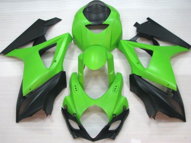 Best Aftermarket 2007-2008 Matte Green Suzuki GSXR 1000 Fairings