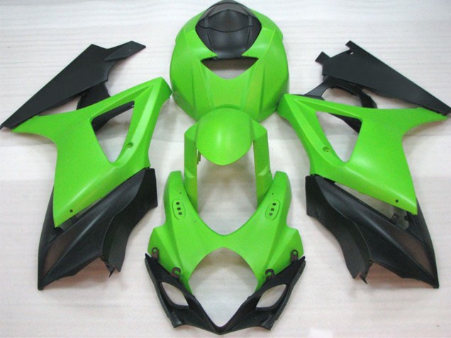 2007-2008 Matte Green Suzuki GSXR 1000 Fairings