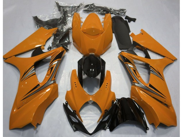 Best Aftermarket 2007-2008 Orange OEM Style Suzuki GSXR 1000 Fairings