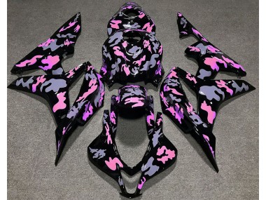 Best Aftermarket 2007-2008 Pink and Gray Camouflage Honda CBR600RR Fairings