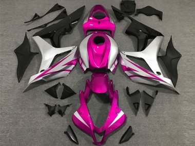 Best Aftermarket 2007-2008 Pink and Silver OEM Style Honda CBR600RR Fairings