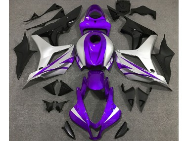 2007-2008 Purple and Silver OEM Style Honda CBR600RR Fairings