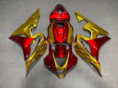 Best Aftermarket 2007-2008 Red & Gold Honda CBR600RR Fairings