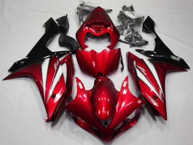 2007-2008 Red White and Black Yamaha R1 Fairings