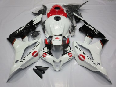 Best Aftermarket 2007-2008 White and Red KM Honda CBR600RR Fairings