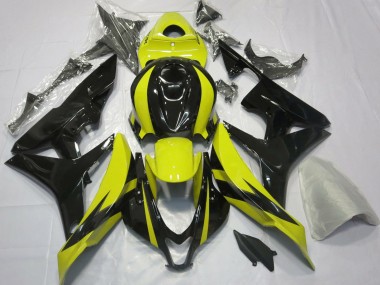 2007-2008 Yellow and Black OEM Design Honda CBR600RR Fairings