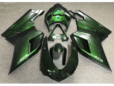 Best Aftermarket 2007-2012 Deep Green Ducati 848 1098 1198 Fairings