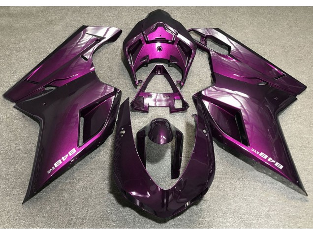 2007-2012 Deep Pink Ducati 848 1098 1198 Fairings