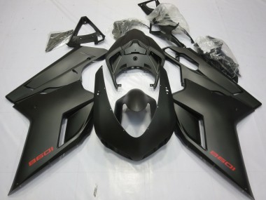 Best Aftermarket 2007-2012 Matte Black Ducati 848 1098 1198 Fairings