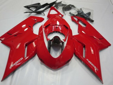 Best Aftermarket 2007-2012 OEM Style Gloss Red Ducati 848 1098 1198 Fairings