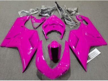 2007-2012 Plain Gloss Pink Ducati 848 1098 1198 Fairings