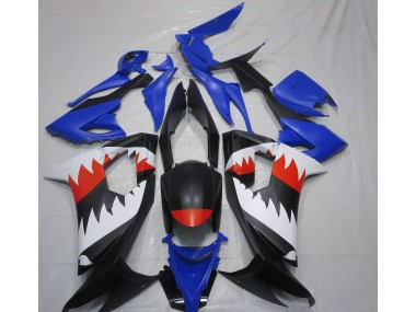 2008-2010 Blue Shark Kawasaki ZX10R Fairings